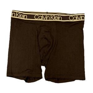 1 New Calvin Klein Size S 66% Viscose Microfiber Boxer Brief Black  NP26770